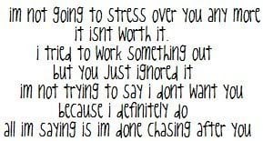 not going to stress over you any more it isn't worth it. I tried ...