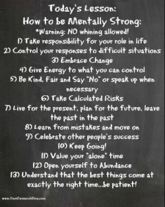 11-20-13 How to be mentally strong - success quotes
