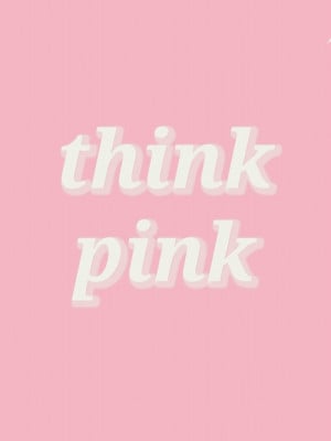 ... for this image include: pink, fashion, quotes, text and think pink