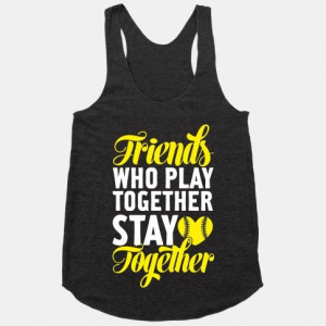 Friends who play together stay together! #teammates #softball # ...