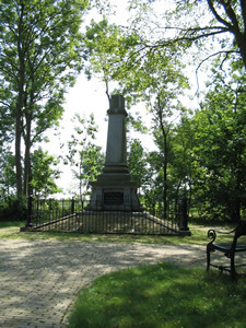 Menno Simons monument outside Witmarsum.