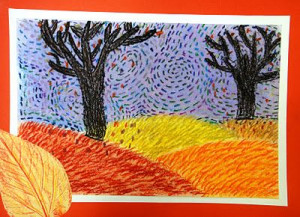 Gogh Autumn, 6Th Grade Art Class, 6Th Grade Art Projects, Gogh ...