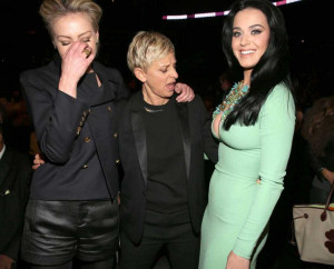 katy perry body at grammys with ellen starting