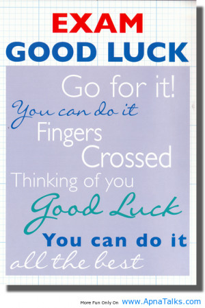 Good Luck Quotes for Friends