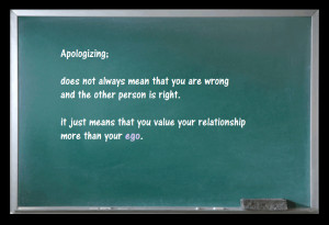 quotes about apologizing