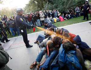Funny photos funny Police pepper spray protesters