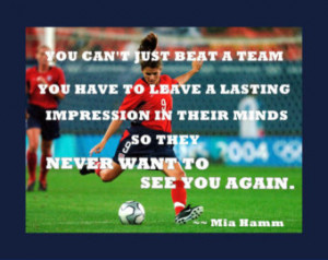 Soccer Quotes And Sayings Mia Hamm Soccer poster mia hamm photo