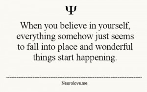 quote believing in self