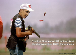 Obama Skeet Shooting Photo Made Public