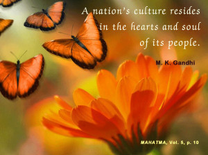 Mahatma Gandhi Quotes on Culture