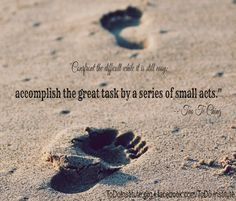 ... of small acts.