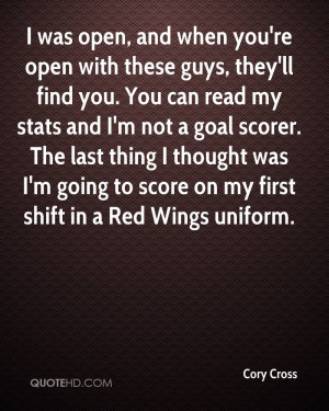 Cory Cross Quotes