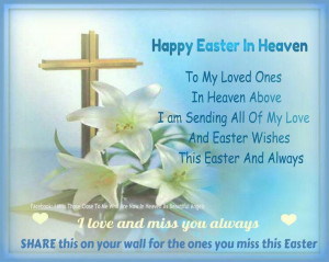 Happy Easter in Heaven