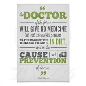 Chiropractic poster - Edison Doctor of the Future