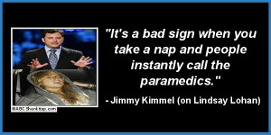 lindsay lohan funny celebrity quote of 2012 jimmy kimmel
