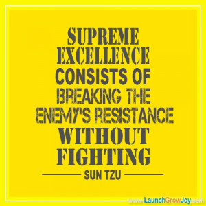 Great quote from Sun Tzu