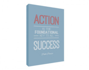 Pablo Picasso Quote, Motivational Quotes on Stretched Canvas, Gallery ...