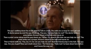 West Wing Quote. Josh & Leo. Friends