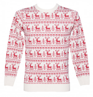 knitted christmas jumper from cheesy christmas jumpers print hi res