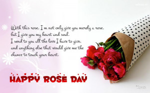 17 Rose Day Quotes for WhatsApp Status Images