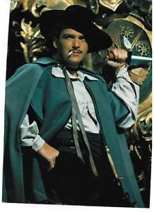 Douglas Fairbanks Jr signed ultimate picture in The Mark of Zorro