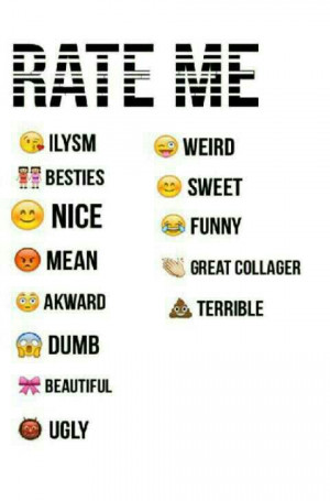 Rate!!! . Please do not use the emojis. Fangirl Universe, Chat Boards ...