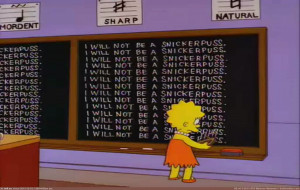 FUNNY favs » [Funny] The Simpsons Chalkboard Punishment (TheSpimpsons ...