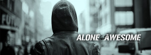 Alone But Awesome - FB Cover Photo