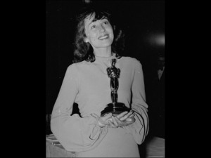 Actress Luise Rainer Holding Her Best Actress Oscar During the Academy ...