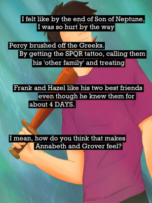 made it back to New Rome. And as much as I love New Rome and Reyna ...