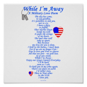 Military Love Poem Print