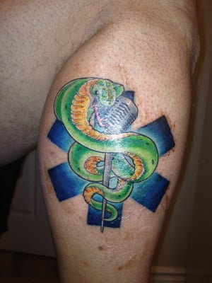 Paramedic Tattoo Back to tattoo page