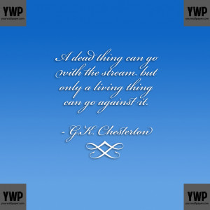 Free G.K. Chesterton iPad Wallpaper
