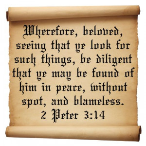 ... Verses KJV | motivational verses from the bible on diligence 2 Peter 3
