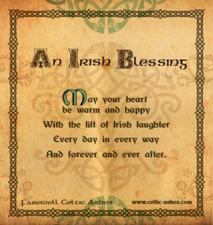 Irish Blessings For Funerals