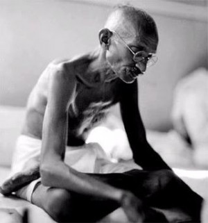 of my favorite leadership by example stories is that of Mahatma Gandhi ...