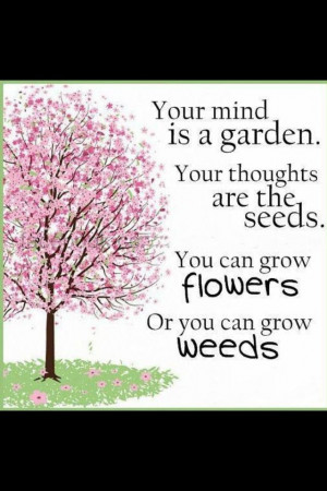 Your mind is a garden. !!