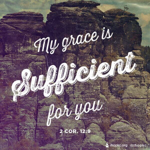 His grace is sufficient for even you!!!