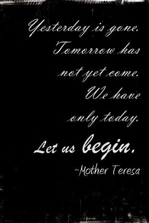 Mother Teresa quote, 