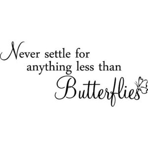 Never settle for anything less than butterflies cute nursery kids ...