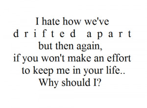 Quotes About Drifting Apart picture