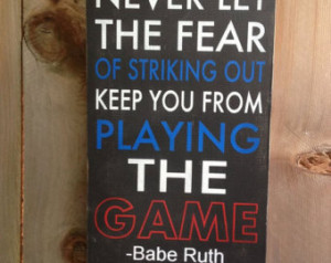 Nike Quotes And Sayings Babe ruth baseball quote