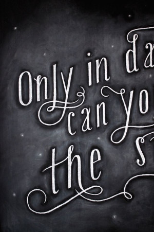 Famous Quotes Illustrated on Chalkboards