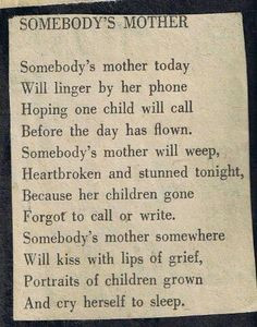 Somebody's Mother More