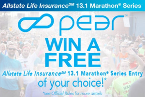 ... 13.1 Marathon®! LIKE PEARSports on Facebook to Enter! Good Luck