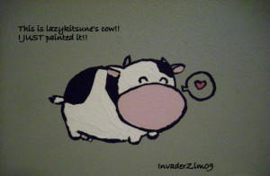 Cute Cow by InvaderZim09
