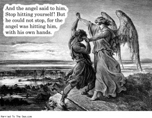 the angel said unto him, 