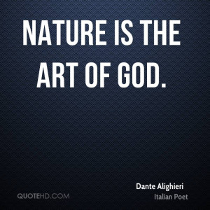 Dante Alighieri Nature Quotes