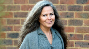 Koo Stark Arrives Isleworth...