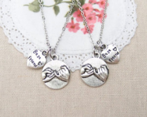 necklaces, Pinky Promise, Best Fr iend quote necklace, sisters ...